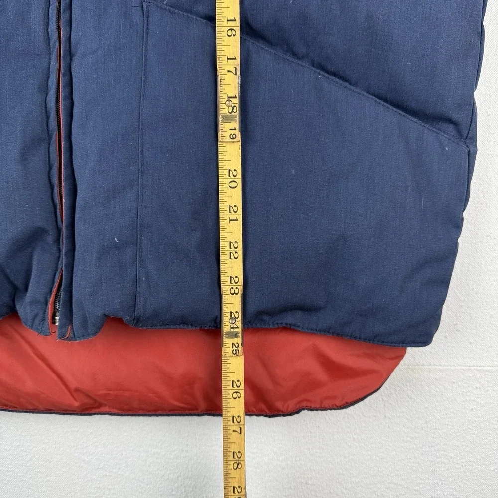 70's Vintage Penfield Down Puffer‎ Vest Men's Large Blue Snap - Picture 9 of 11
